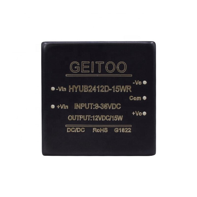 YUCOO Isolated Converter - 24V to 12V 1250mA 15W Step Down Module