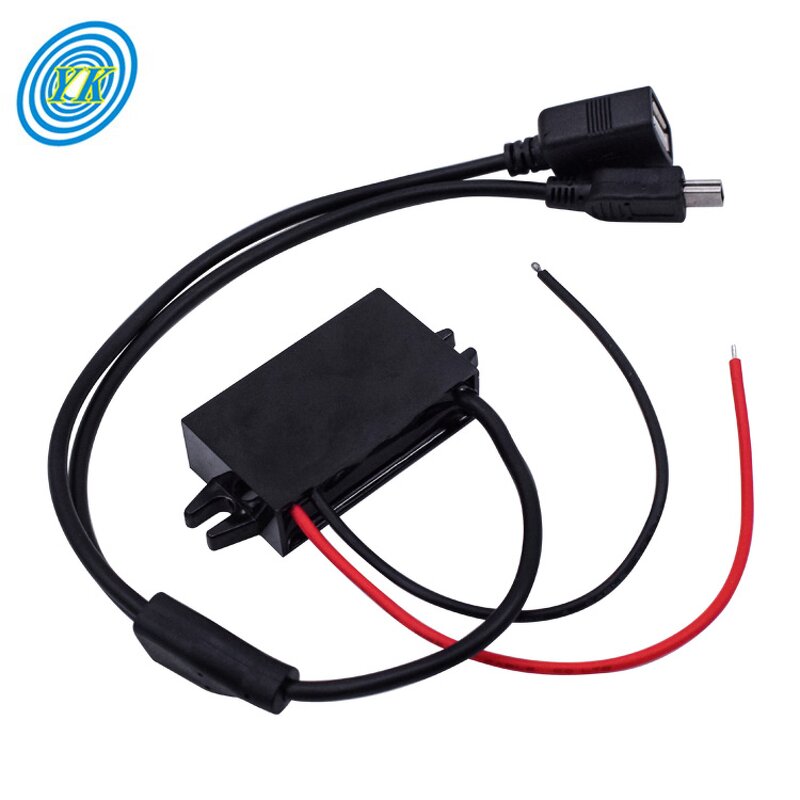 Mini Buck Converter - 12V/24V to 5V 1A-3A USB for LED LCD Display