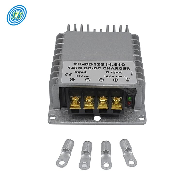 DC DC Charger - 12V to 14.6V 10A for Lifepo4 Battery Car RV