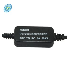 Micro USB Converter - 12V to 5V 3A Step Down for Car Power Supply