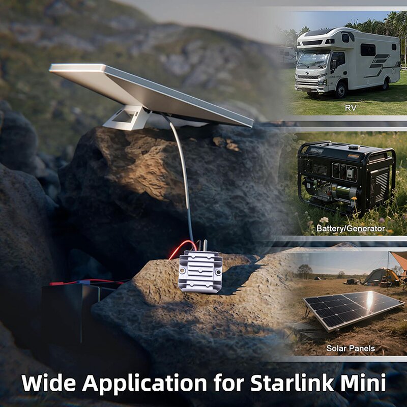 Starlink Mini Converter - 12V to 30V 3.5A Step Up Power Adapter