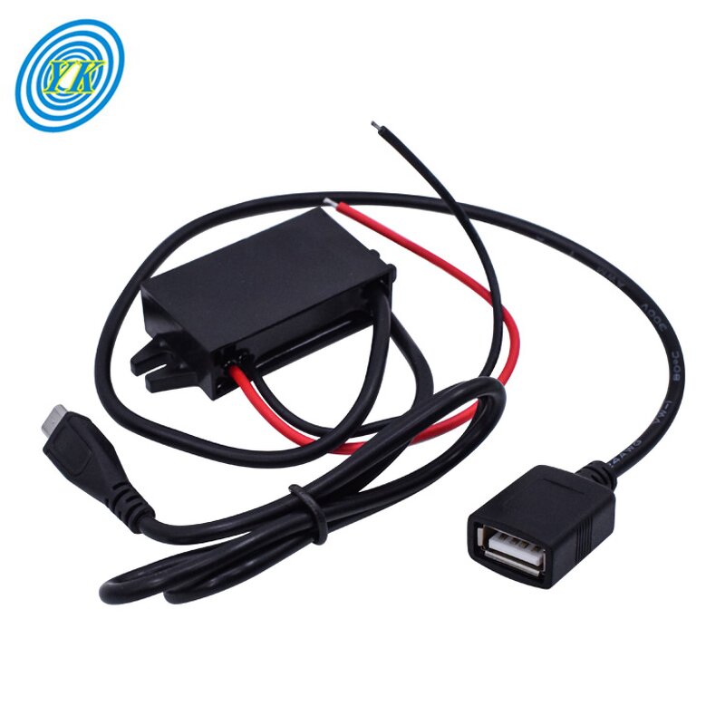 Mini Buck Converter - 12V/24V to 5V 1A-3A USB for LED LCD Display