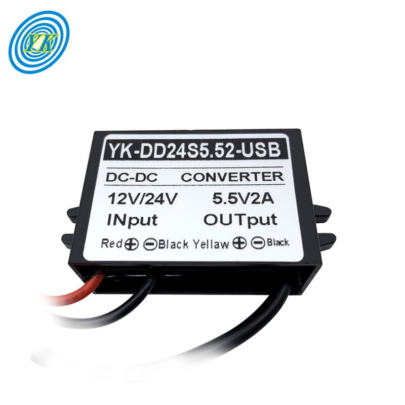 DC Buck Converter - 48/60/72V to 5V 3A 15W with USB-A Output