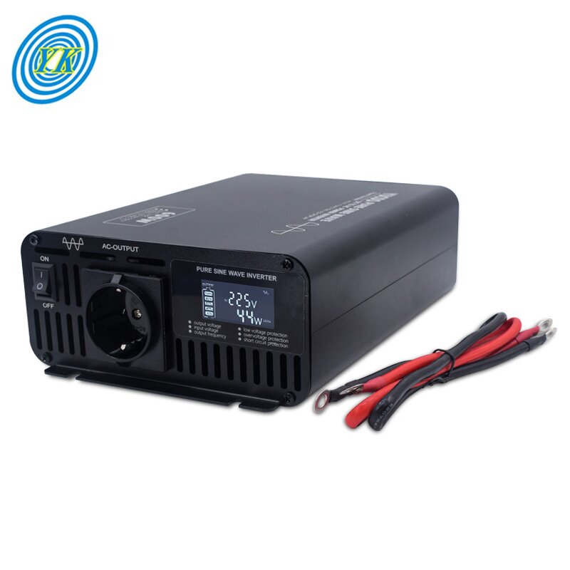 Pure Sine Wave Inverter - 600W 12V-72V to 120VAC/220VAC Off Grid