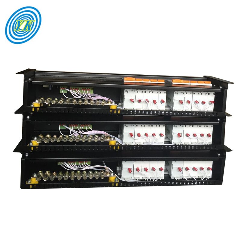 YUCOO PDU - YKDPZ-A 8-Channel Iron Black with Alarm for Telecom