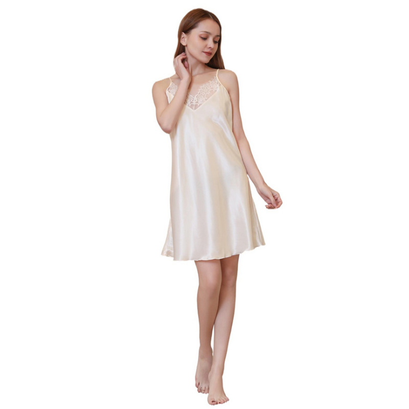 Sling Nightdress Manufacturer - Elegant Satin Sexy Straps for Summer Autumn