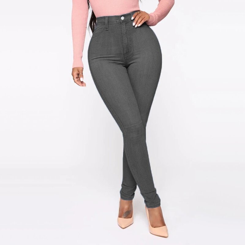 Jeans Manufacturer - High Waist Hip Lift Slim Legging Skinny Stretch