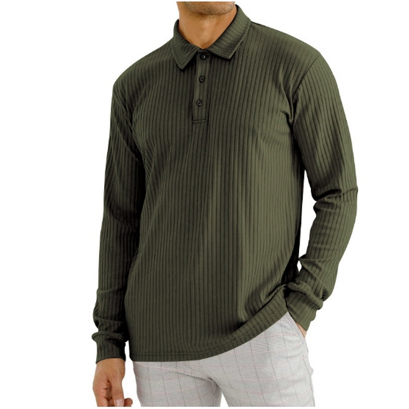 Men's Polo Shirt Manufacturer - Long Sleeve for Spring Autumn