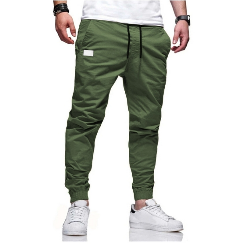 Men's Casual Pants Manufacturer - Workwear with Drawstring Ankle Straps