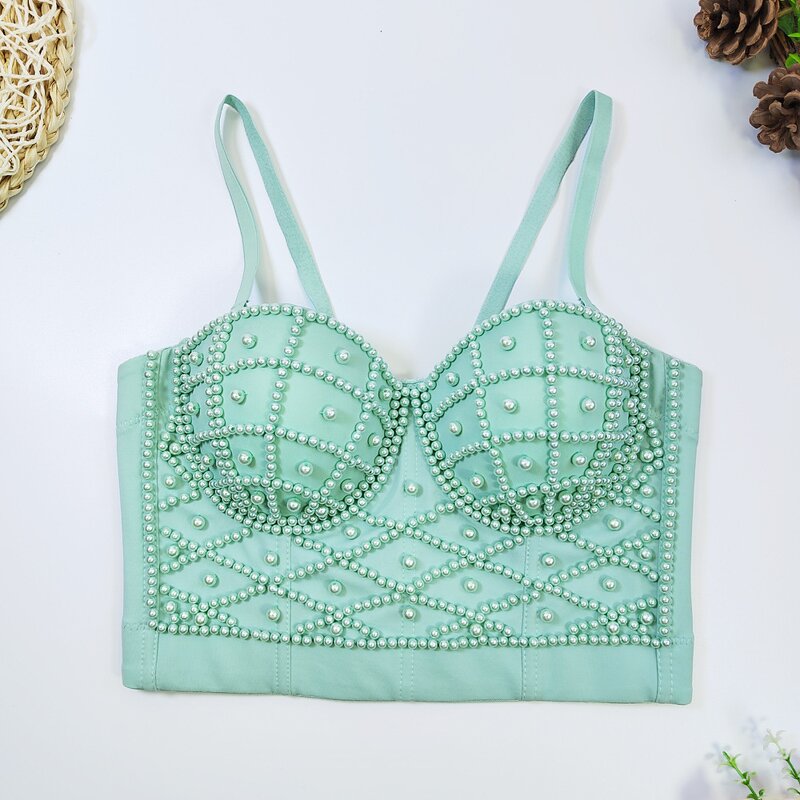 Camisole Top Manufacturer - Pearl Beautiful Back Exposed Navel Sexy