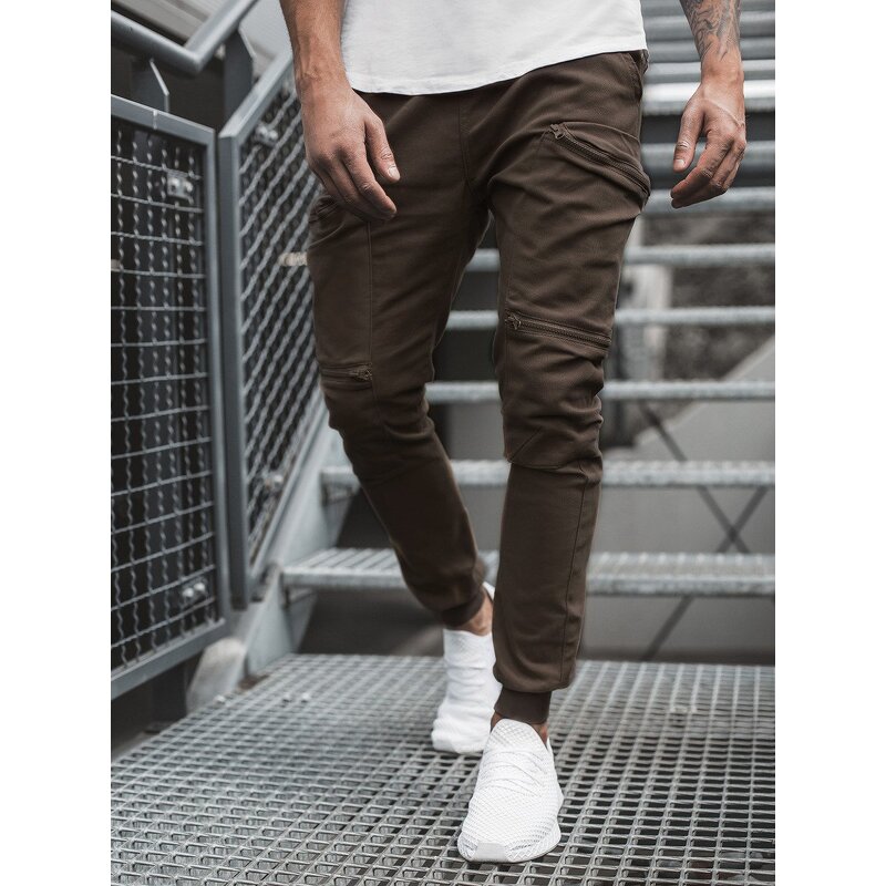 Men's Casual Pants Manufacturer - Small Leg Multiple Pockets Workwear