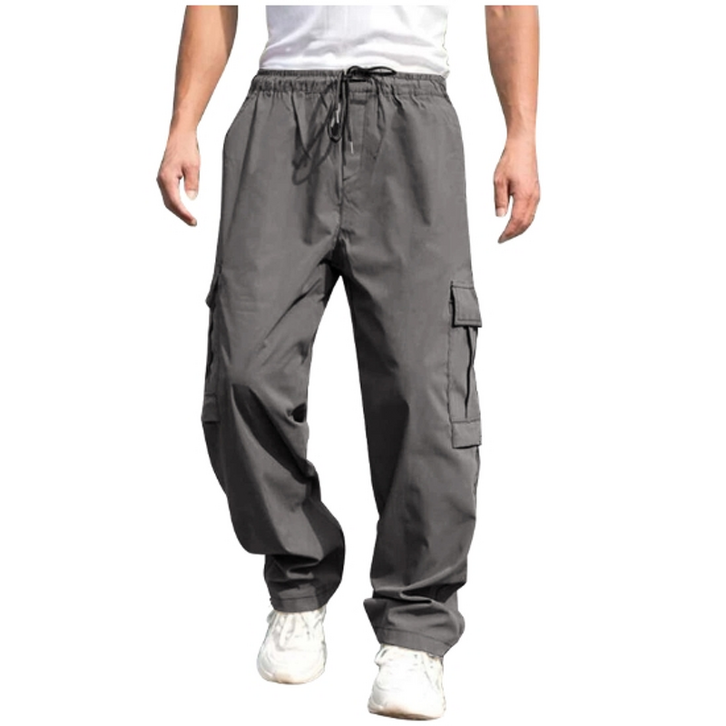 Men's Casual Pants Manufacturer - Loose Straight Workwear with Pocket