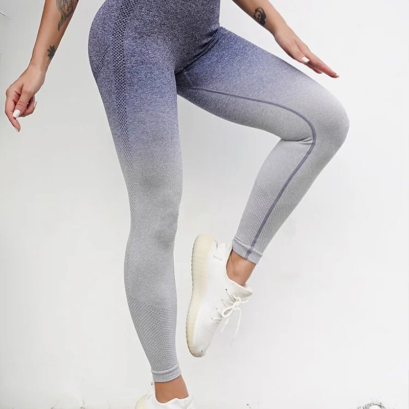 Sports Pants Manufacturer - Tie Dyed High Waist Buttocks Two-piece