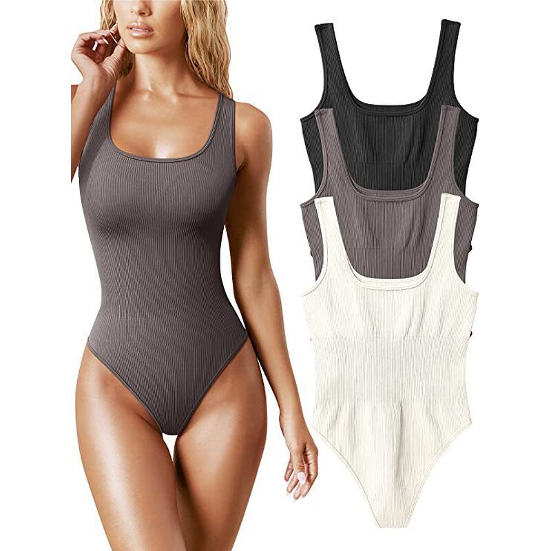 Bodysuit Shapewear Manufacturer - Seamless Round Neck Tummy Control Full Body