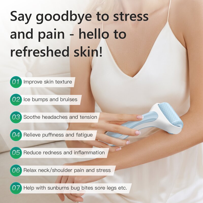 Facial Ice Roller Manufacturer - Handheld Plastic Cold Compress