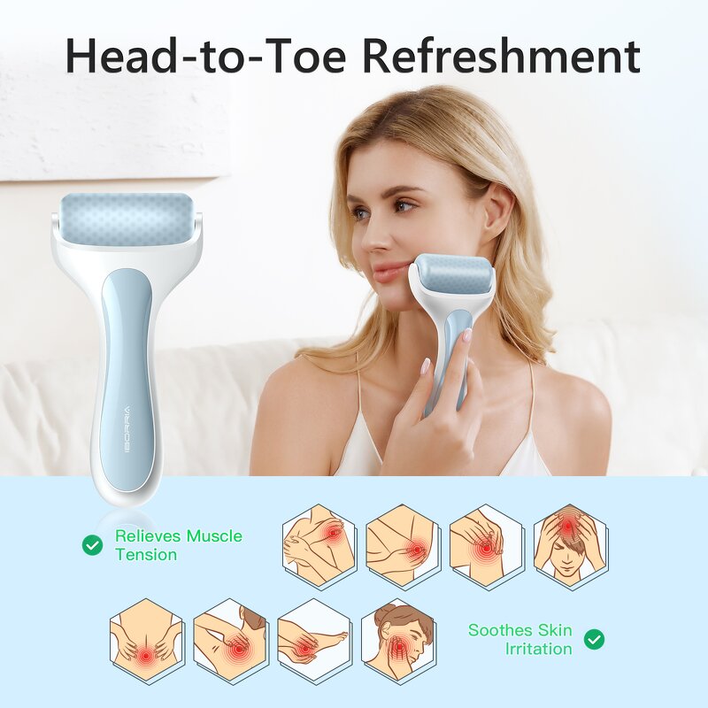 Facial Ice Roller Manufacturer - Handheld Plastic Cold Compress