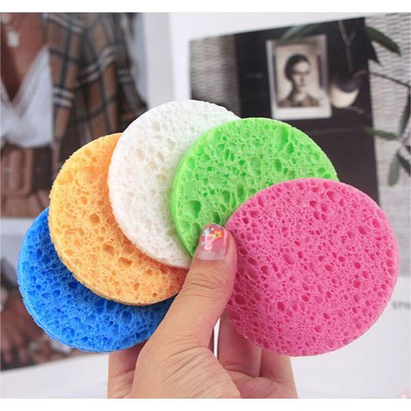 Facial Cleansing Sponge Manufacturer - Round Oval Bear Pineapple Heart Shape