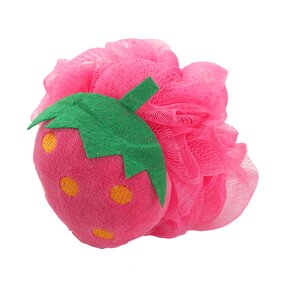 Bath Ball Manufacturer - Big Cute Fruit Designs Mesh Back Scrubber