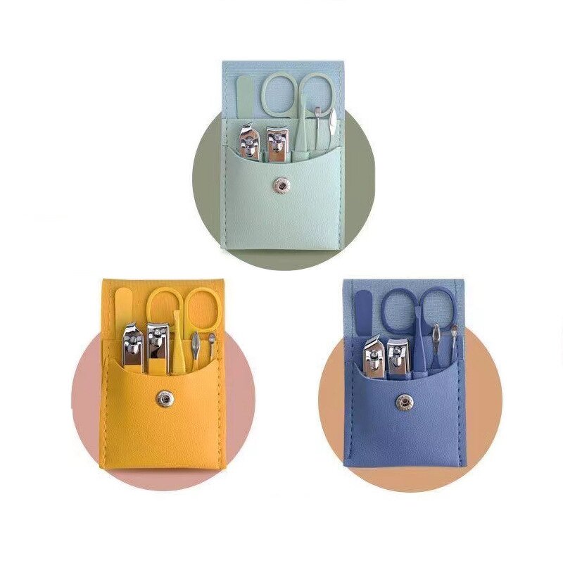 Manicure Set Manufacturer - Fashion PU Bag Stainless Steel for Gift