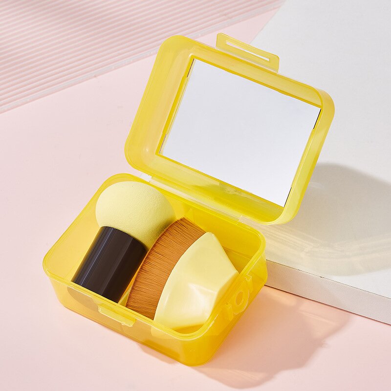 Beauty Sponge Set Manufacturer - Wet & Dry Waterdrop Shape with Storage