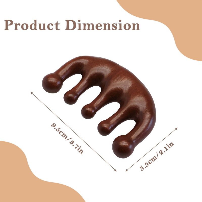 Massage Comb Manufacturer - Wooden Sandalwood Hand Made for Scalp