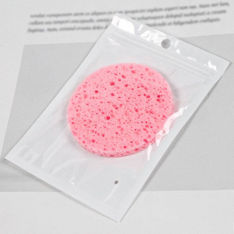 Facial Cleaning Sponge Manufacturer - Natural Cellulose Round Shape