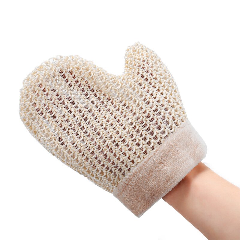 Bath Glove Manufacturer - Natural Color Spa Scrub for Exfoliating