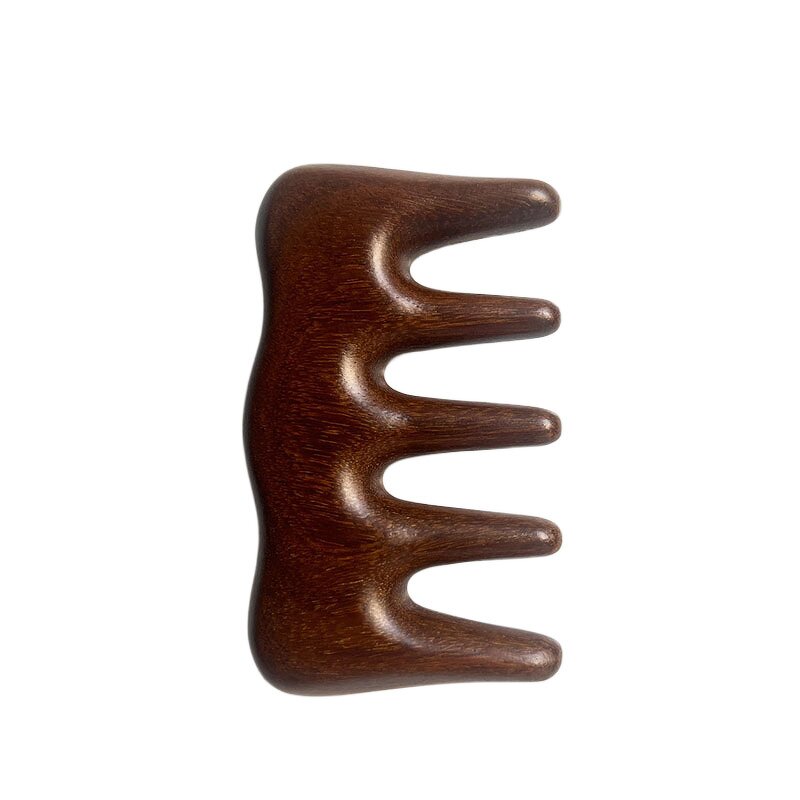 Scalp Massage Comb Manufacturer - Natural Sandalwood with Wide Teeth