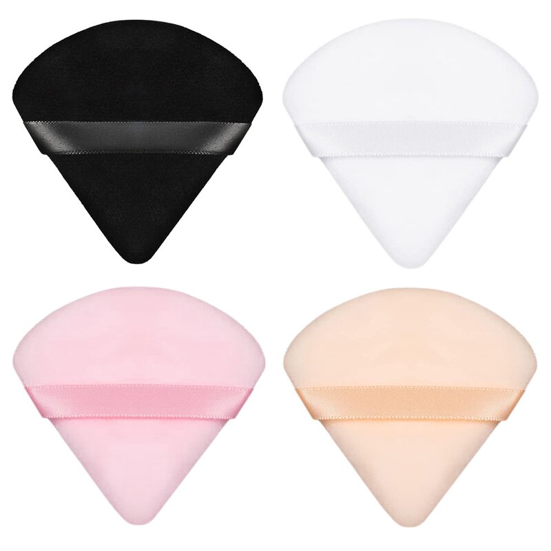 Powder Puff Manufacturer - Triangle Velvet Wet/Dry Washable Reusable