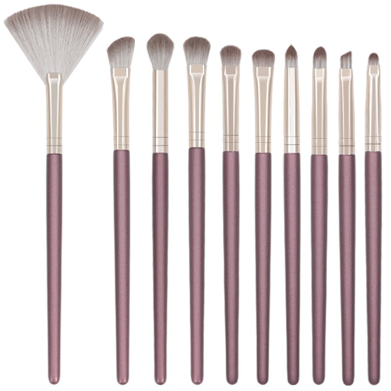 Eye Makeup Brush Set Manufacturer - 10-Piece Mini for Eyeshadow & Concealer