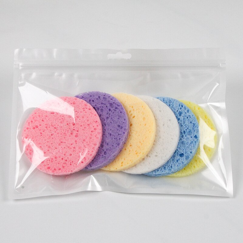 Facial Cleaning Sponge Manufacturer - Natural Cellulose Round Shape