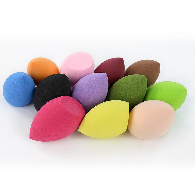 Makeup Sponge Manufacturer - Multi Colors Shapes Egg Powder Puff Latex Free