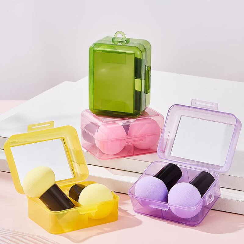 Beauty Sponge Set Manufacturer - Wet & Dry Waterdrop Shape with Storage
