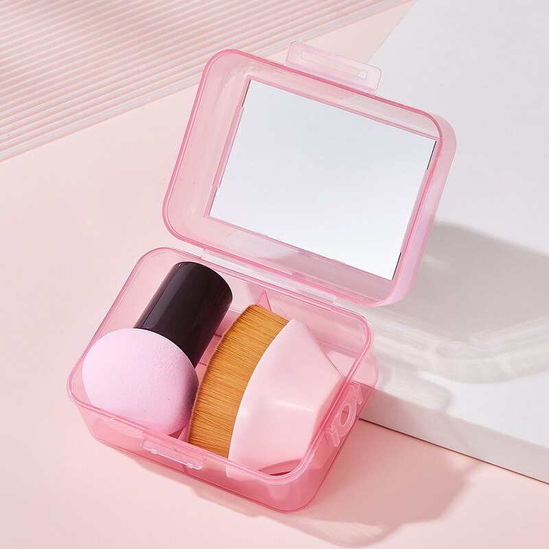 Beauty Sponge Set Manufacturer - Wet & Dry Waterdrop Shape with Storage