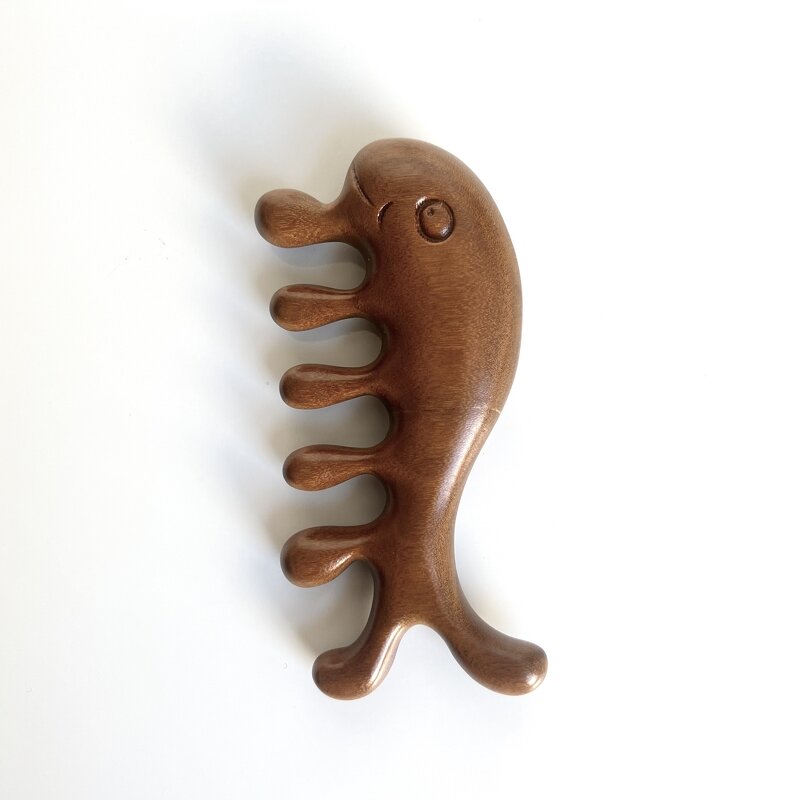 Scalp Massage Comb Manufacturer - Natural Sandalwood Wooden for Meridians