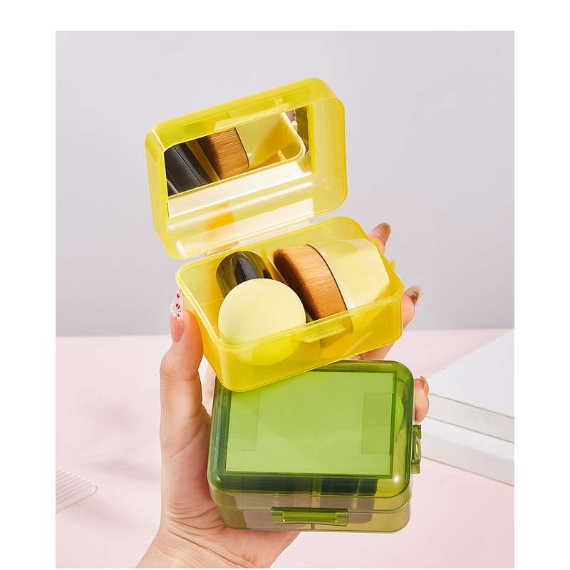 Beauty Sponge Set Manufacturer - Wet & Dry Waterdrop Shape with Storage