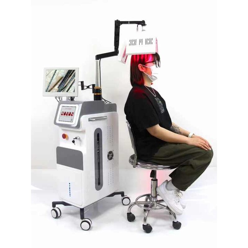 Vertical Scalp Analysis Machine - Diode Laser 650nm Hair Growth Therapy Device