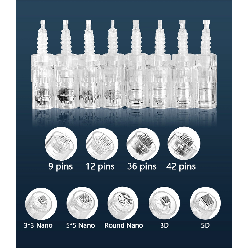 Nano Needle Cartridge - 1/3/5/7/9/12/24/36/42 Pin for Dr Pen A6 Ultima
