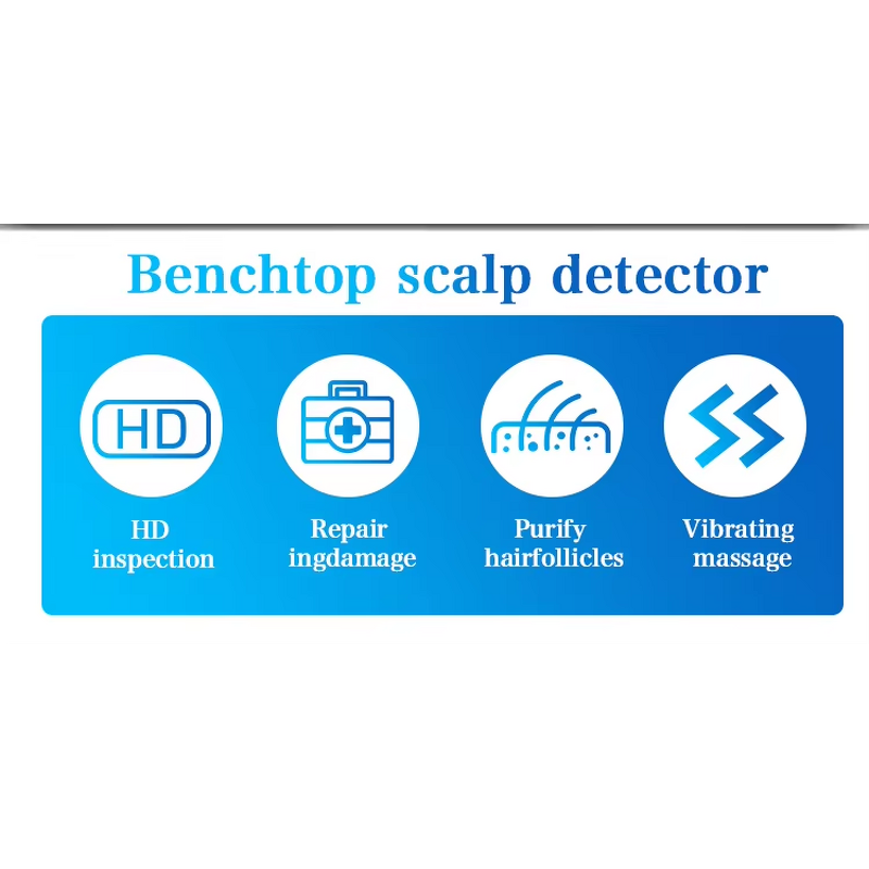 Hair Scalp Test Scanner - 2024 Portable Analyzer Machine Follicle Detector
