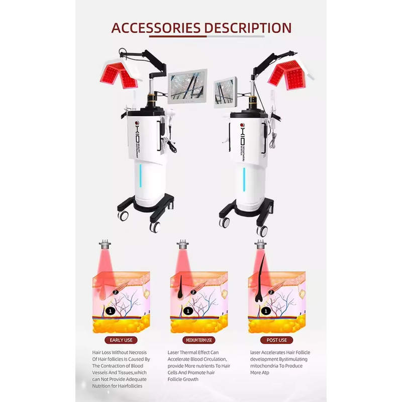 Laser Hair Growth Comb - Popular 650nm Lllt Diode Anti Hair Loss Regrowth Brush