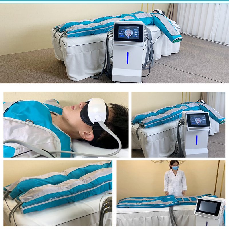 24 Airbags Pressotherapy Suit - Pressure Body Detoxification Eye Massage Infrared