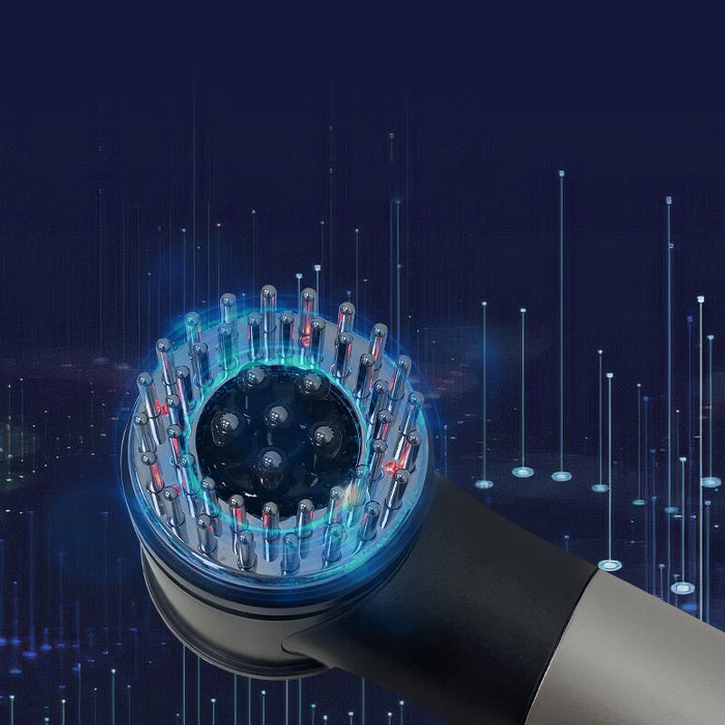 RF Hair Growth Comb - 2024 Radio Frequency Red Light Electric Scalp Brush