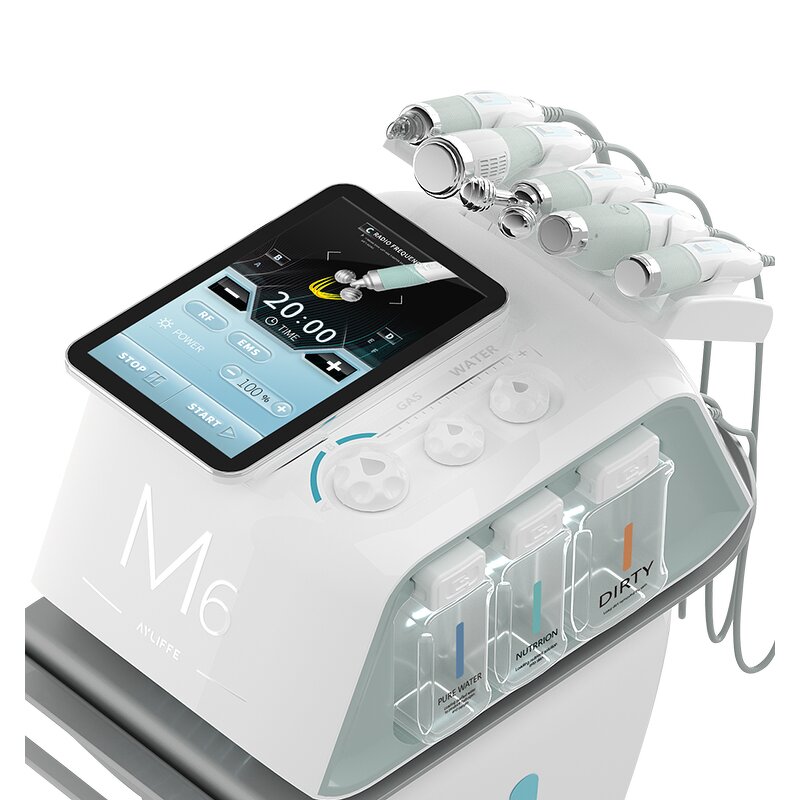 SY-HY06M Hydro Facial Machine - Best 6 in 1 Hydra M6 Oxygen Blackhead Cleaner