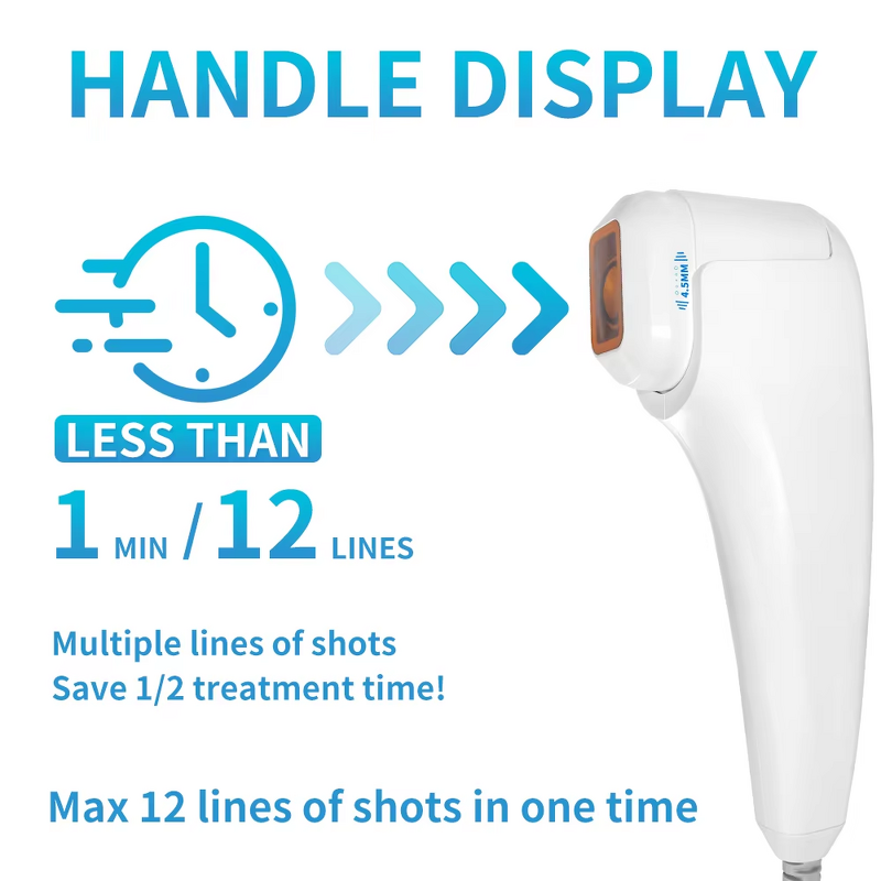 9D HI Face Lifting Machine - Top Beauty 12 Lines Wrinkle Reduction Device