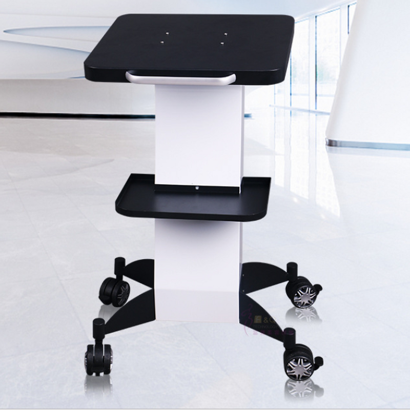 Esthetician Rolling Trolley - Cart With Tray Wheels and Stand for Beauty Machines