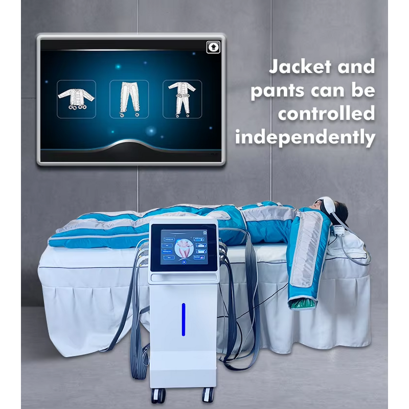 Lymphatic Drainage Machine - Air Pressure Full Body Compression Therapy Device