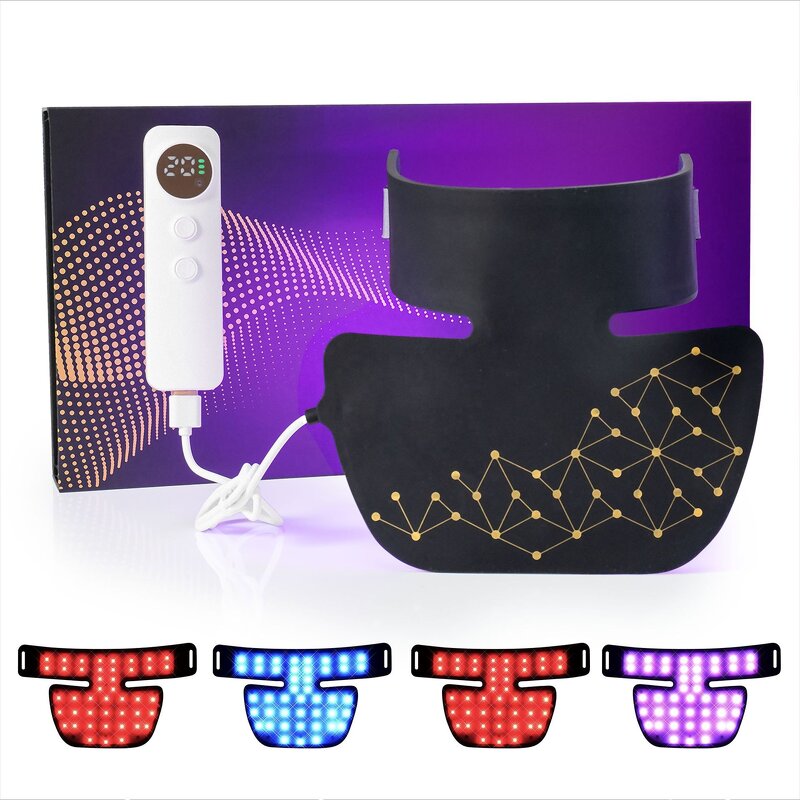 2026 LED Light Therapy Mask - Portable Red Light for Face Neck Care
