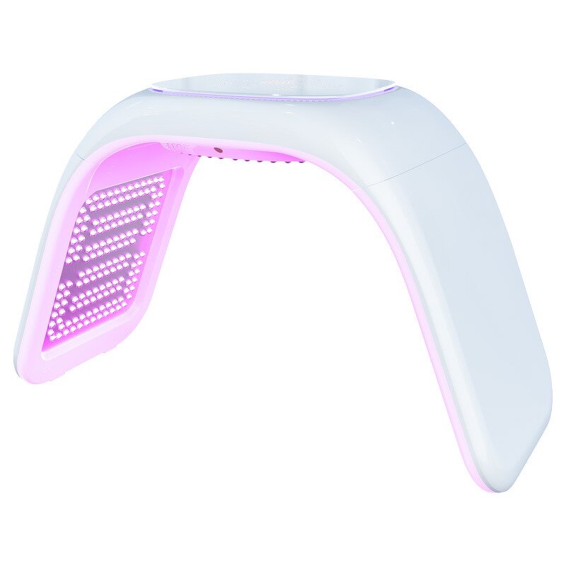 LED Facial EMS Steamer - 2024 Sauna Tri-folding PDT Light Therapy Cold Heat Spray