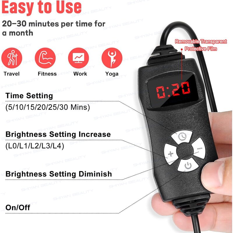 SY-LM122 Laser Lipo Belt - 105 Lamp Beads 360 Weight Loss Pain Relief Wrap