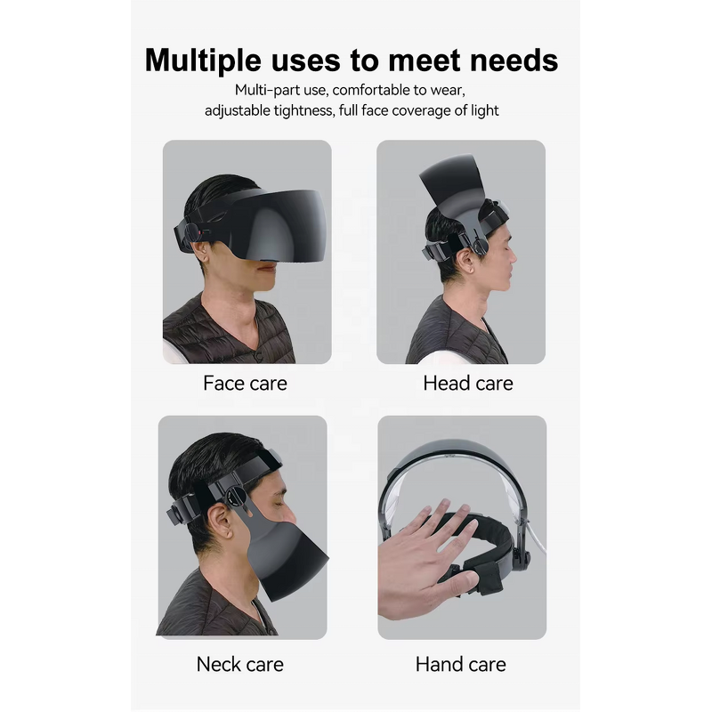 Head Moun LED Therapy Machine - 7 Color Redlight Therapy for Home Use